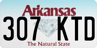AR license plate 307KTD