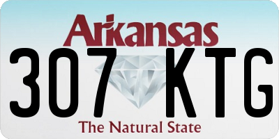 AR license plate 307KTG