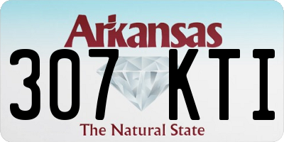 AR license plate 307KTI