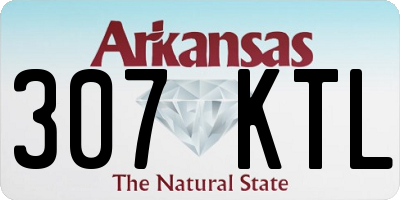 AR license plate 307KTL