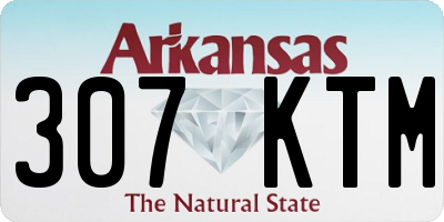 AR license plate 307KTM