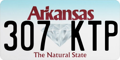AR license plate 307KTP