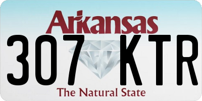 AR license plate 307KTR