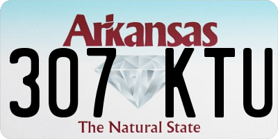 AR license plate 307KTU