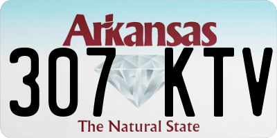 AR license plate 307KTV