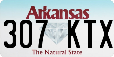 AR license plate 307KTX