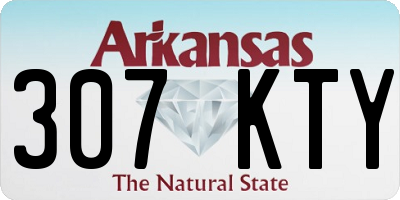 AR license plate 307KTY