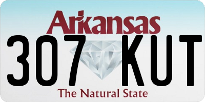 AR license plate 307KUT