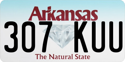 AR license plate 307KUU