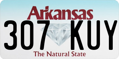 AR license plate 307KUY