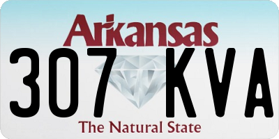 AR license plate 307KVA