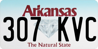AR license plate 307KVC