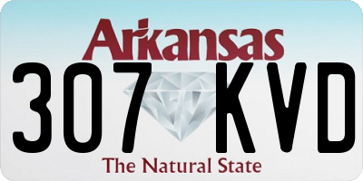 AR license plate 307KVD