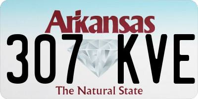 AR license plate 307KVE