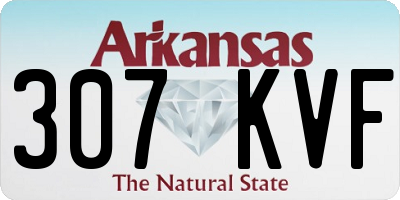 AR license plate 307KVF