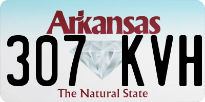 AR license plate 307KVH