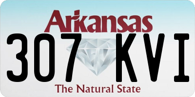 AR license plate 307KVI