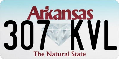 AR license plate 307KVL