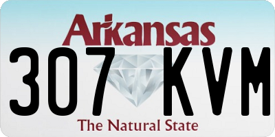 AR license plate 307KVM