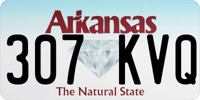 AR license plate 307KVQ