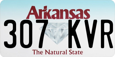 AR license plate 307KVR