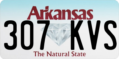 AR license plate 307KVS