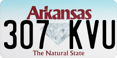AR license plate 307KVU