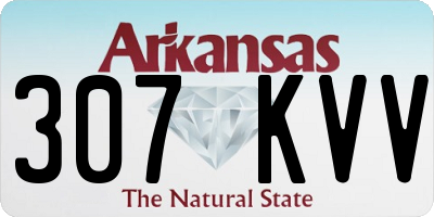 AR license plate 307KVV
