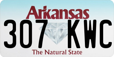 AR license plate 307KWC