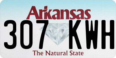 AR license plate 307KWH