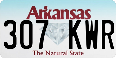 AR license plate 307KWR