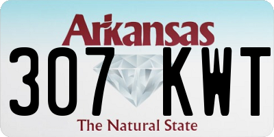 AR license plate 307KWT