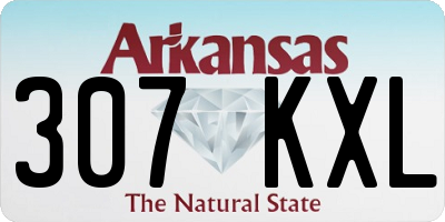 AR license plate 307KXL