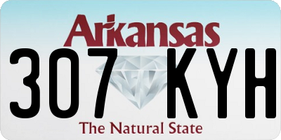 AR license plate 307KYH