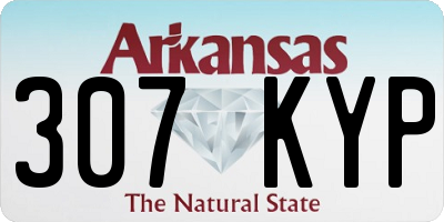 AR license plate 307KYP