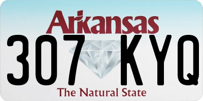AR license plate 307KYQ