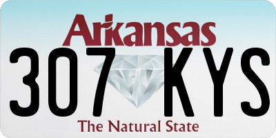 AR license plate 307KYS