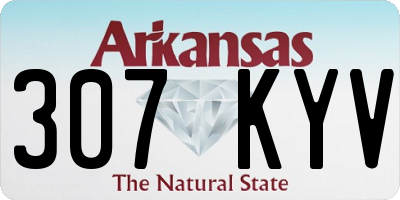 AR license plate 307KYV