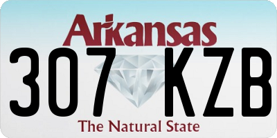 AR license plate 307KZB