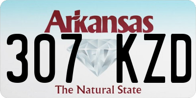 AR license plate 307KZD