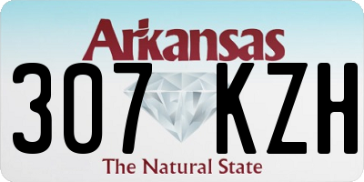 AR license plate 307KZH