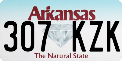 AR license plate 307KZK