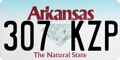 AR license plate 307KZP
