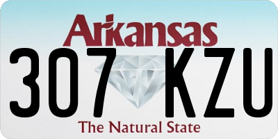 AR license plate 307KZU