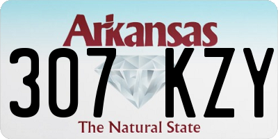 AR license plate 307KZY
