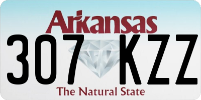 AR license plate 307KZZ