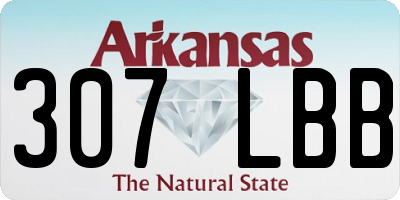 AR license plate 307LBB
