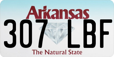 AR license plate 307LBF