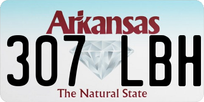 AR license plate 307LBH