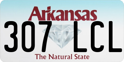 AR license plate 307LCL